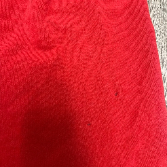 California Red Joggers Sweatpants Kids Unisex Vintage Hanes Large 14-16 Hanes - Picture 8 of 9